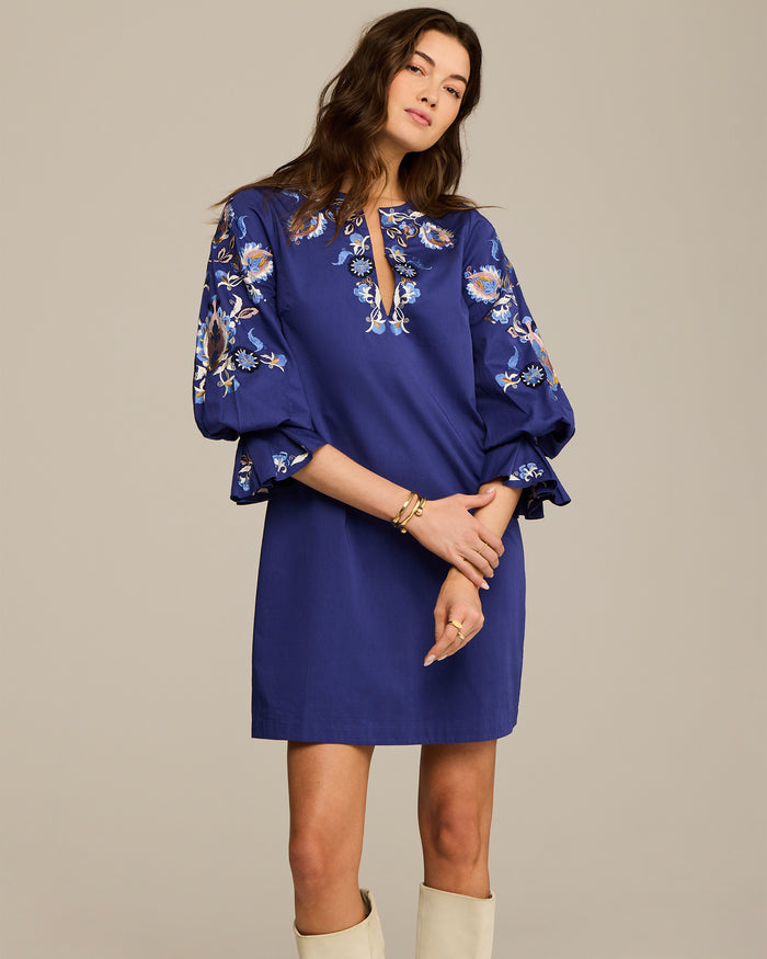 figue Astrid Dress Imperial Blue