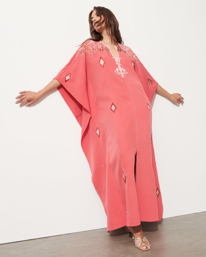 Figue Autumn Kaftan Sunset Coral