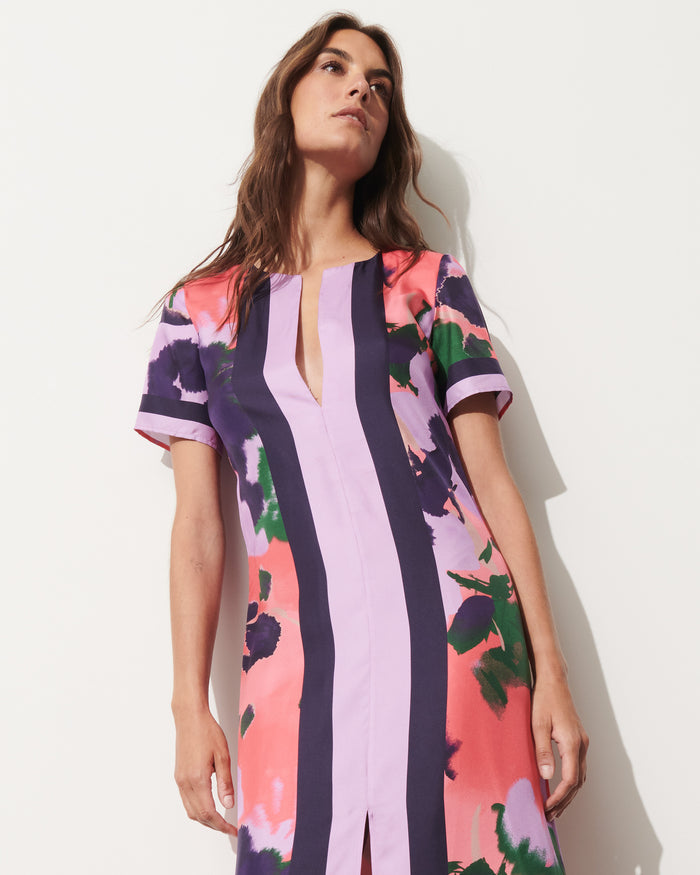 Figue Bessie Dress Pressed Petal Sunset Coral