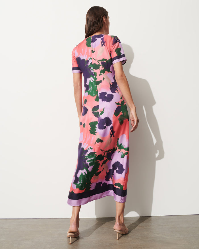 Figue Bessie Dress Pressed Petal Sunset Coral