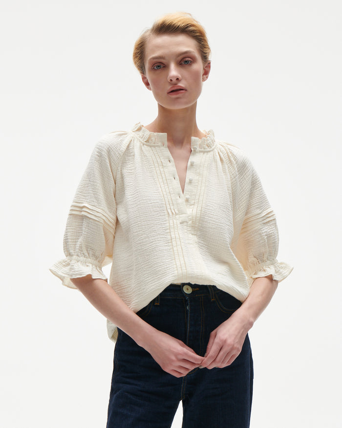 Figue Billie Top Chalk