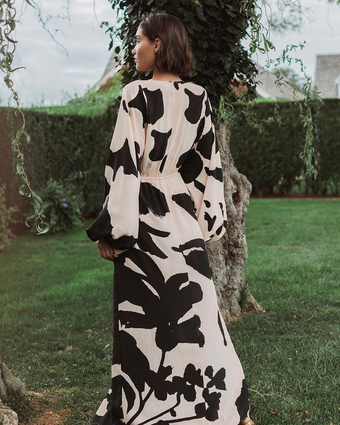 Figue Brenna Dress Enchanted Garden Sahara Sand