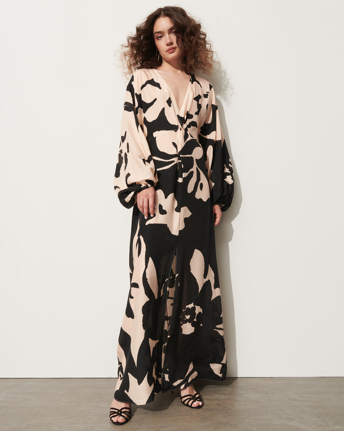 Figue Brenna Dress Enchanted Garden Sahara Sand