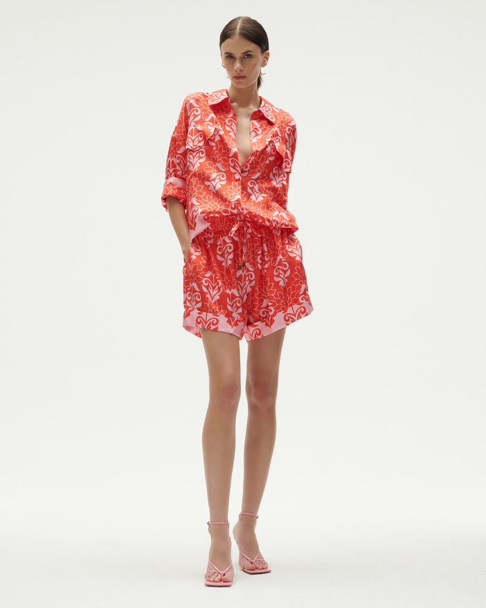 figue Coppins Short Mosaic Sunset Pink