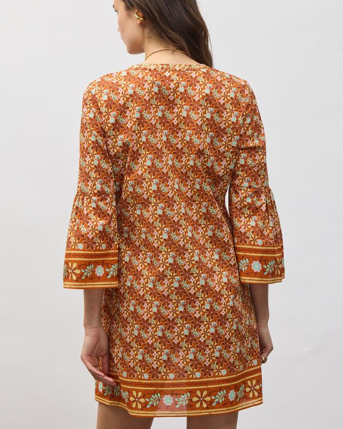 Figue Cortney Dress Bohemian Floral Burnt Sienna