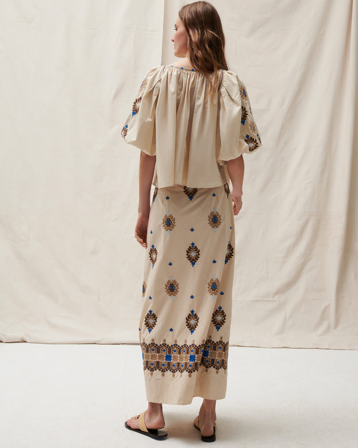 Figue Cressida Skirt Desert Sand