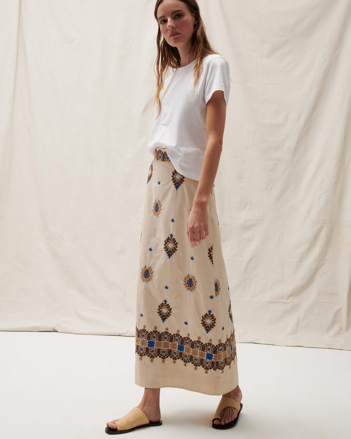 Figue Cressida Skirt Desert Sand