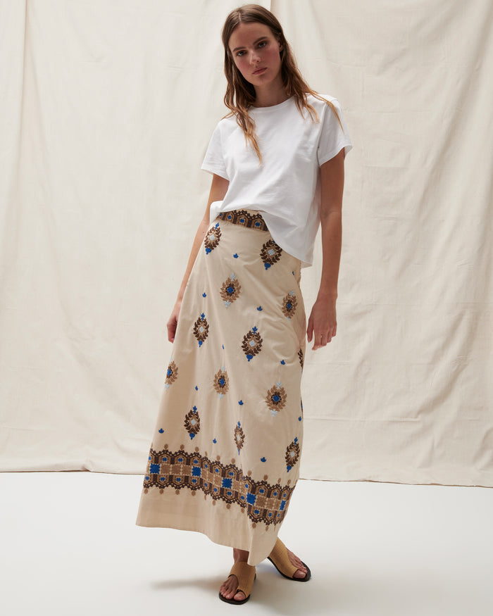 figue Cressida Skirt Desert Sand