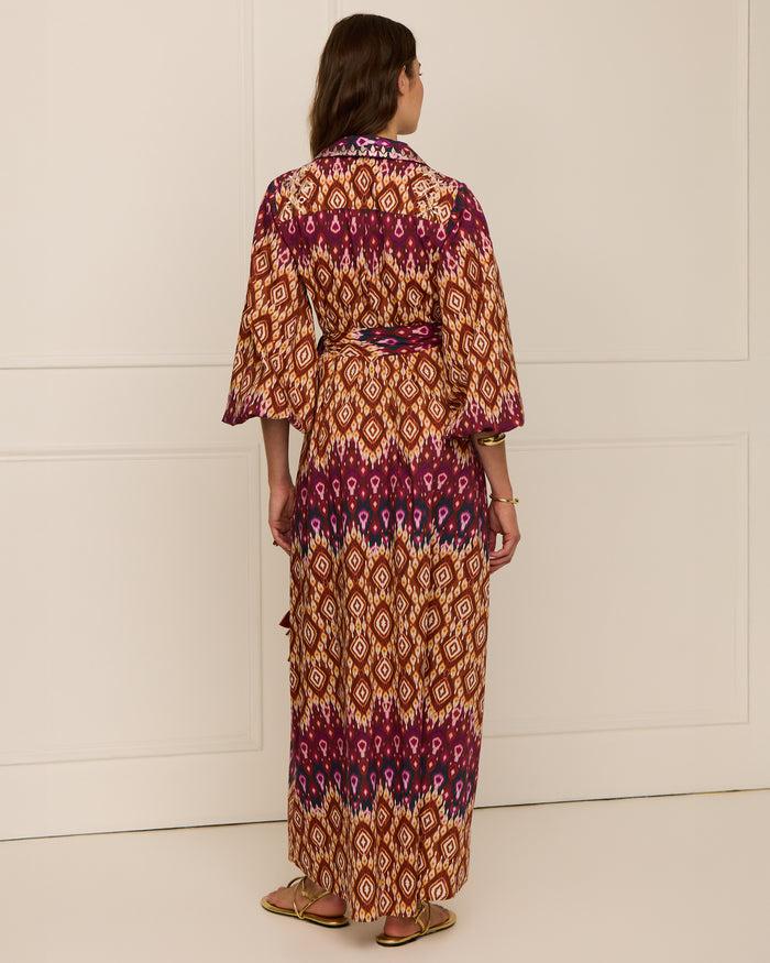Figue Daisy Dress Graduated Ikat Multi