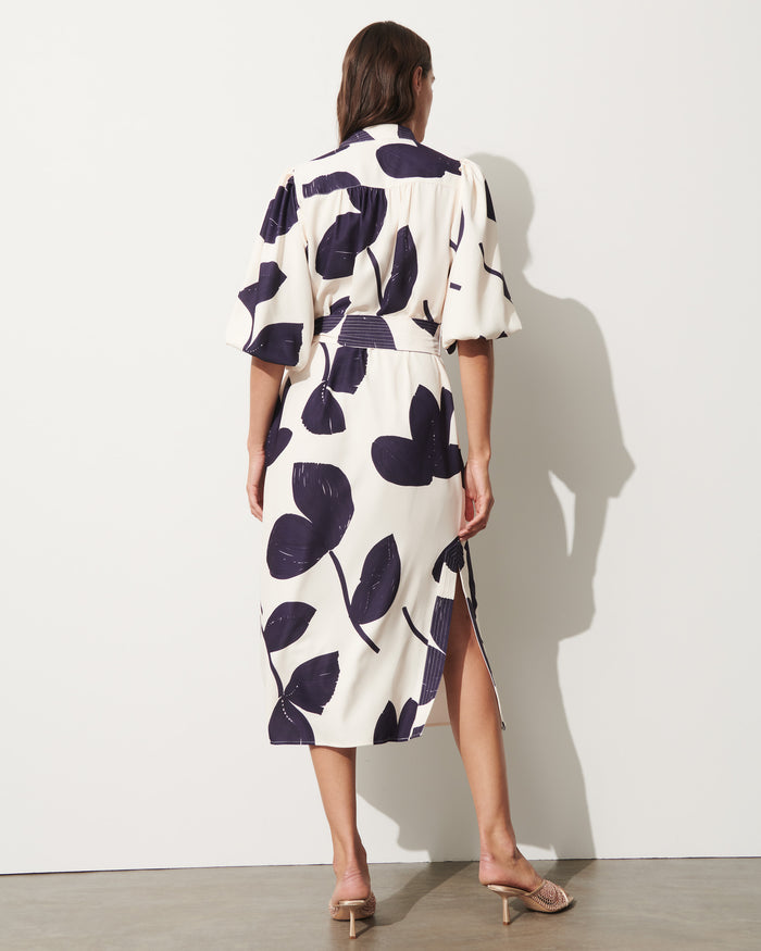 Figue Dani Dress Honeysuckle Floral Chalk