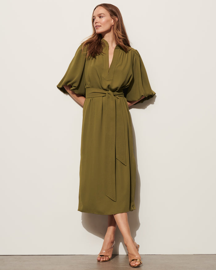 figue Dani Dress Woodland Green