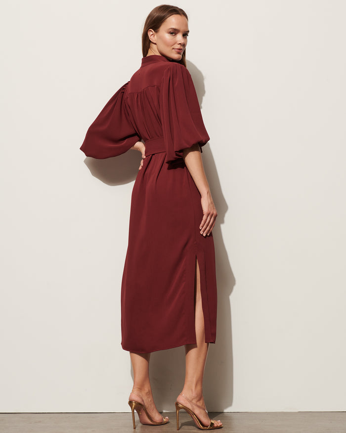 Figue Dani Dress Zinfandel Red