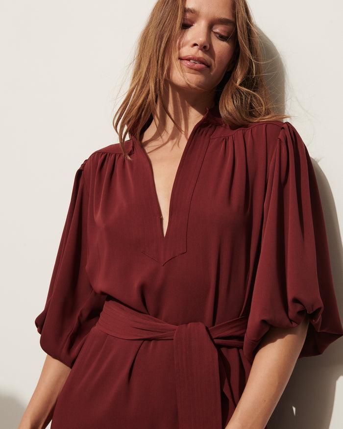 Figue Dani Dress Zinfandel Red