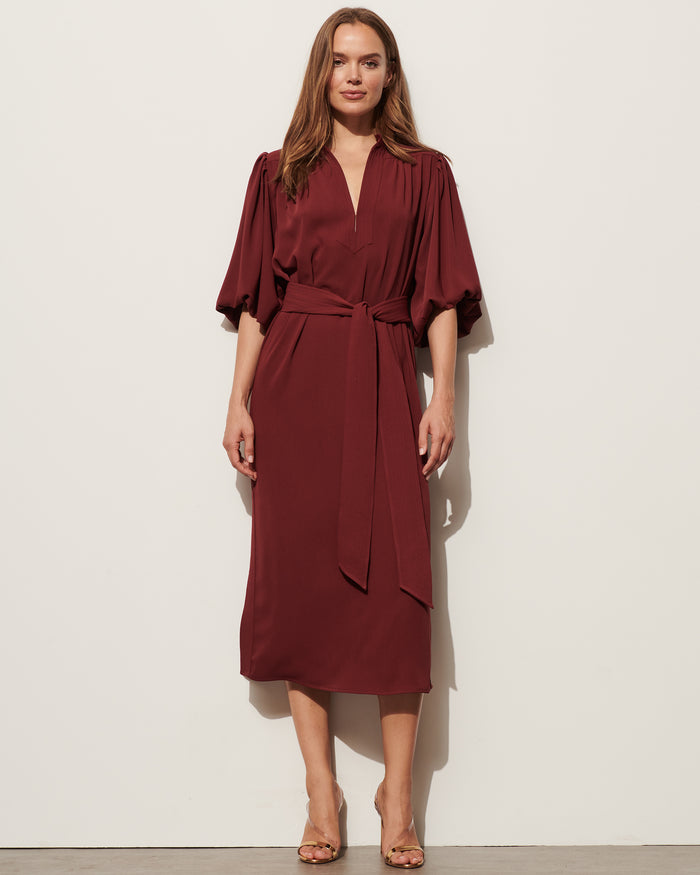 figue Dani Dress Zinfandel Red