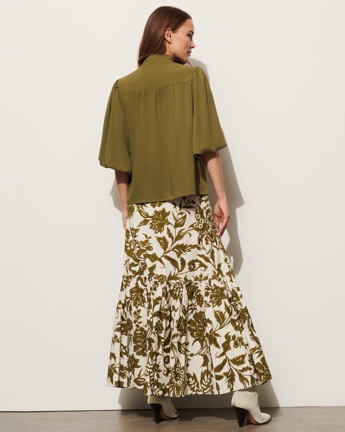 Figue Dani Top Woodland Green