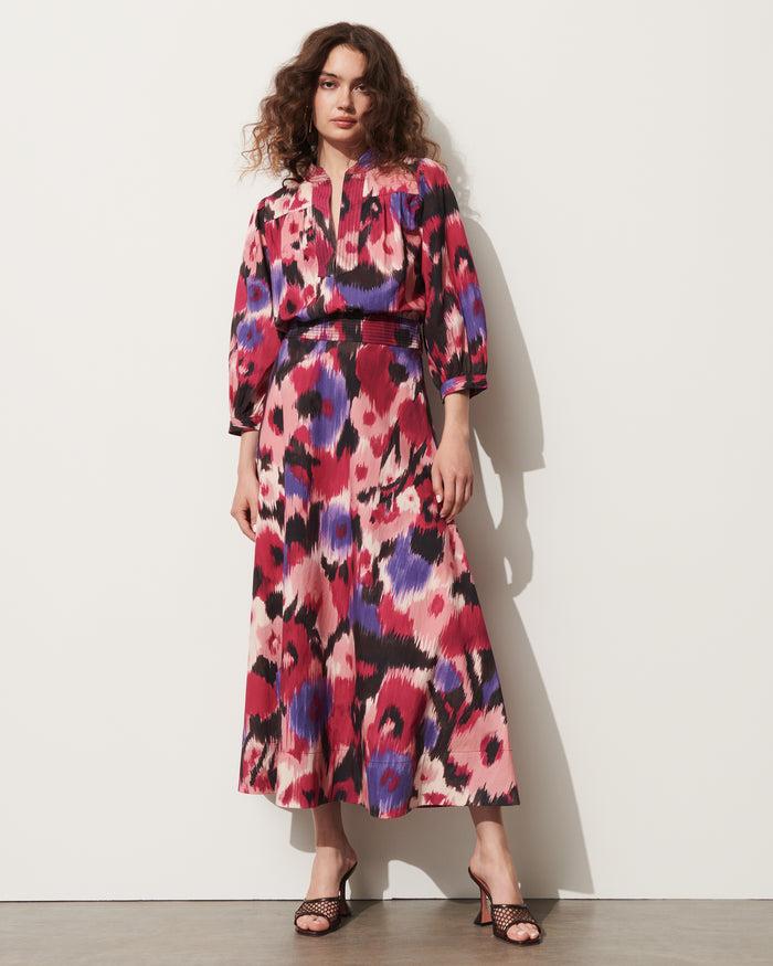 Figue Danilia Top Floral Melange Cranberry Pink