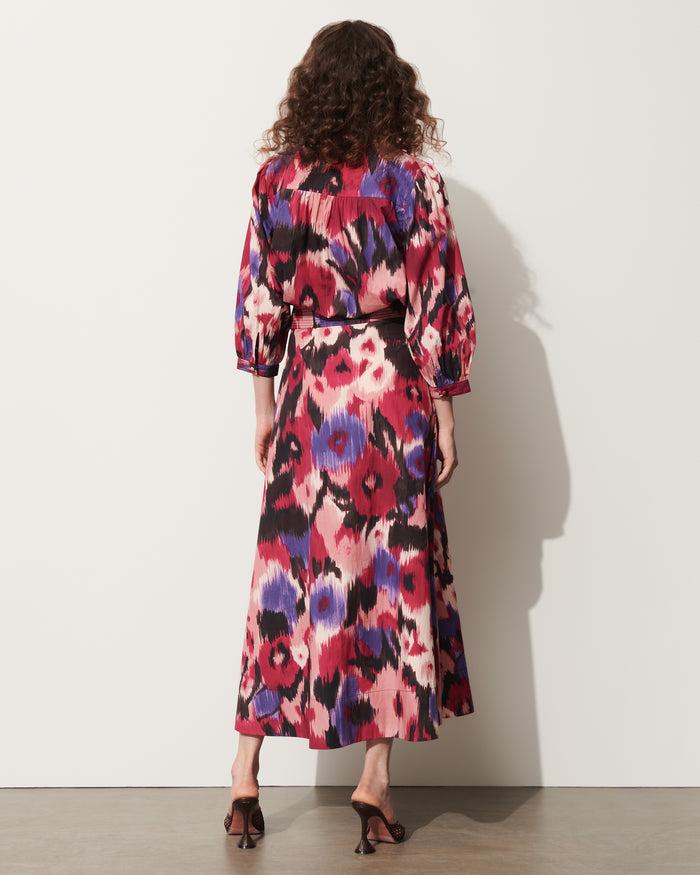 Figue Danilia Top Floral Melange Cranberry Pink