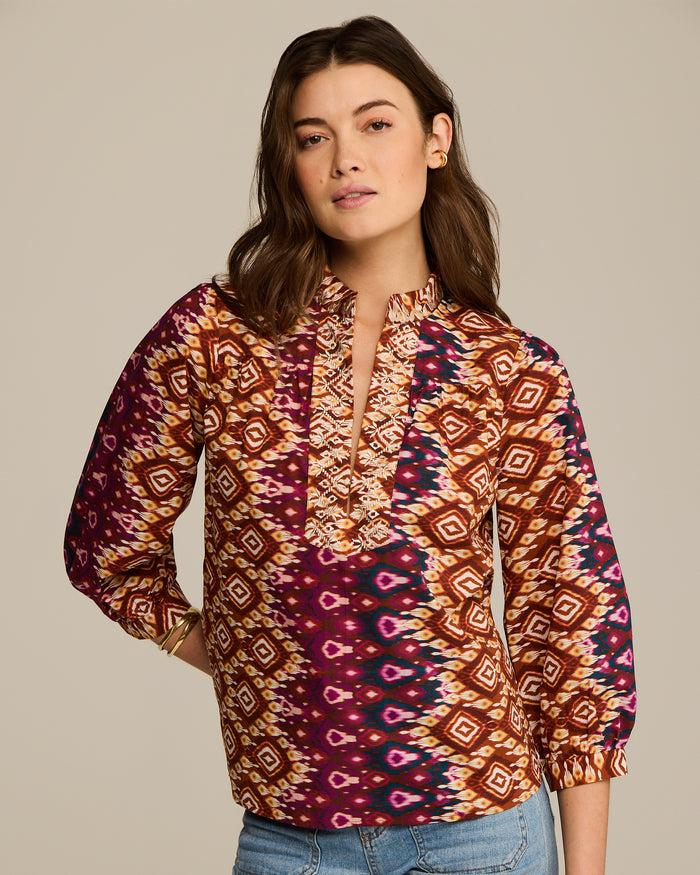 Figue Danilia Top Graduated Ikat Multi