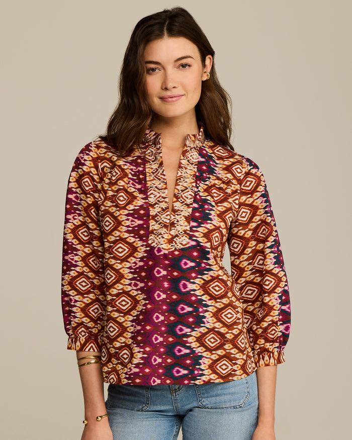 figue Danilia Top Graduated Ikat Multi