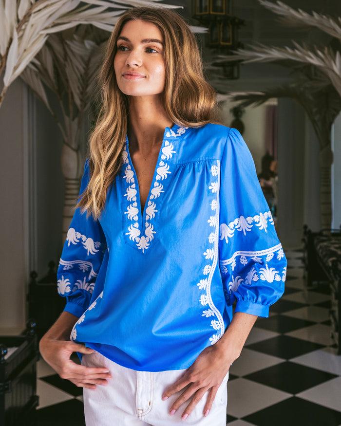 Figue Danilia Top Surf Blue