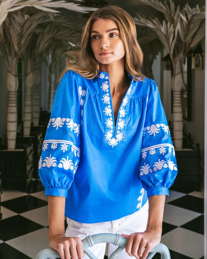 figue Danilia Top Surf Blue