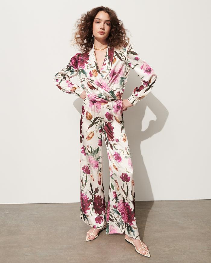 Figue Devon Pant Ethereal Bloom Chalk