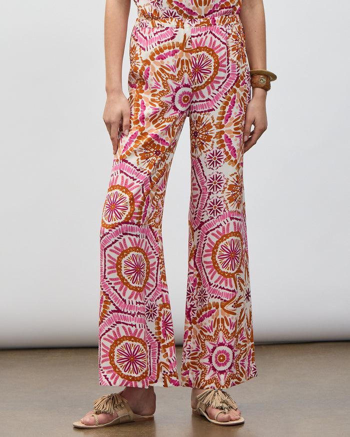 Figue Devon Pant Sunburst Medallion Azalea Pink