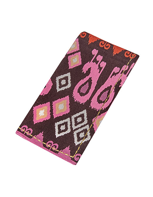 Figue Dinner Napkins Set Of 4 Dancing Ikat Ganache