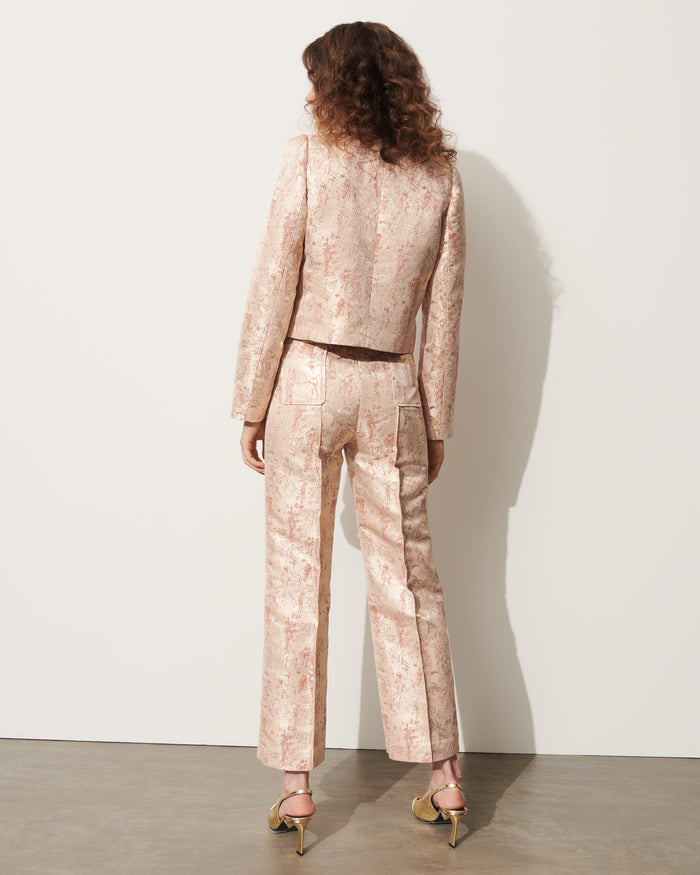 Figue Dori Jacket Brocade Bronze Gold