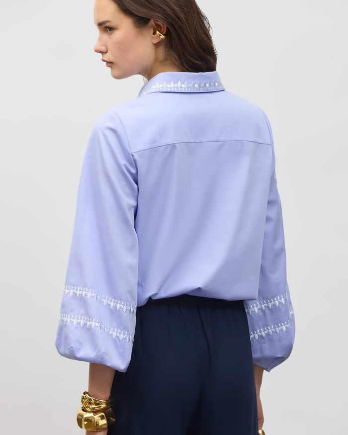 Figue Elaine Top Lotus Blue