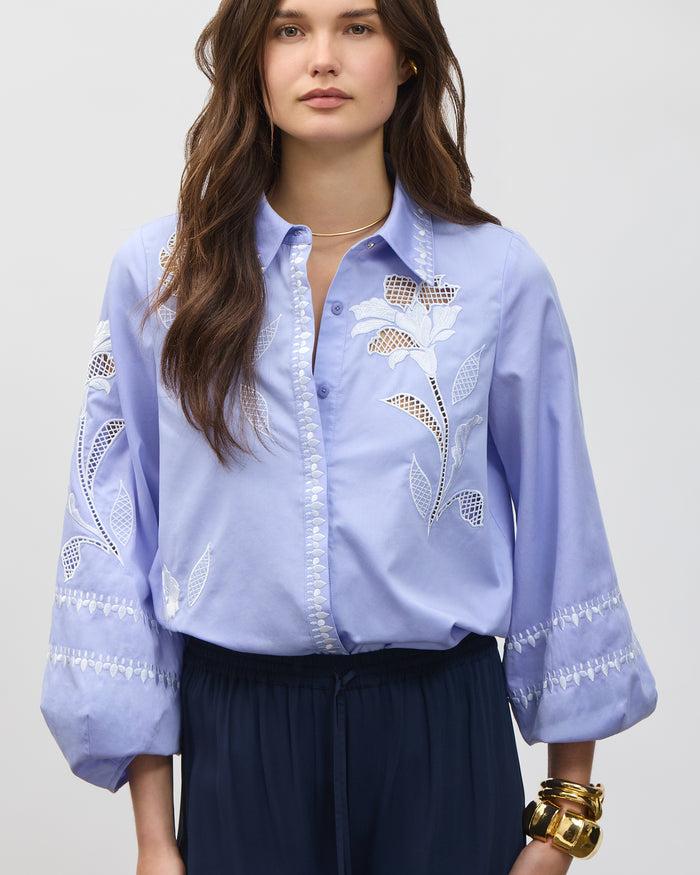 Figue Elaine Top Lotus Blue