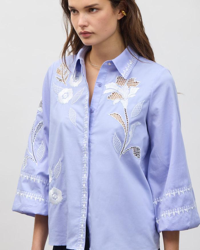 Figue Elaine Top Lotus Blue