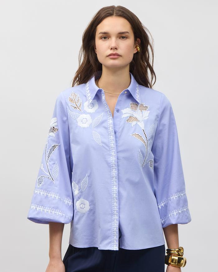 figue Elaine Top Lotus Blue