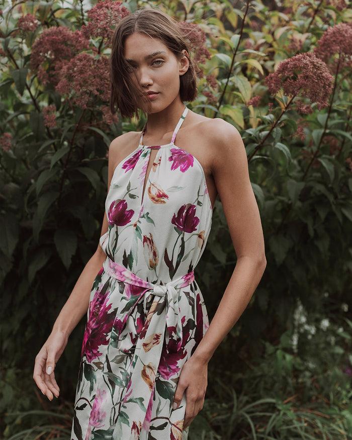 Figue Etna Dress Ethereal Bloom Chalk