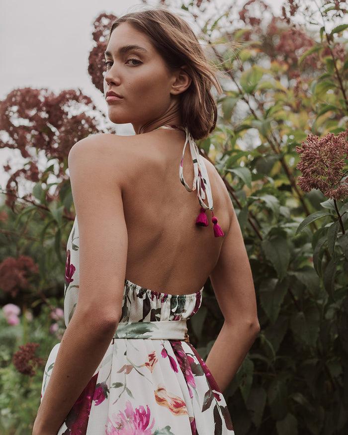 Figue Etna Dress Ethereal Bloom Chalk