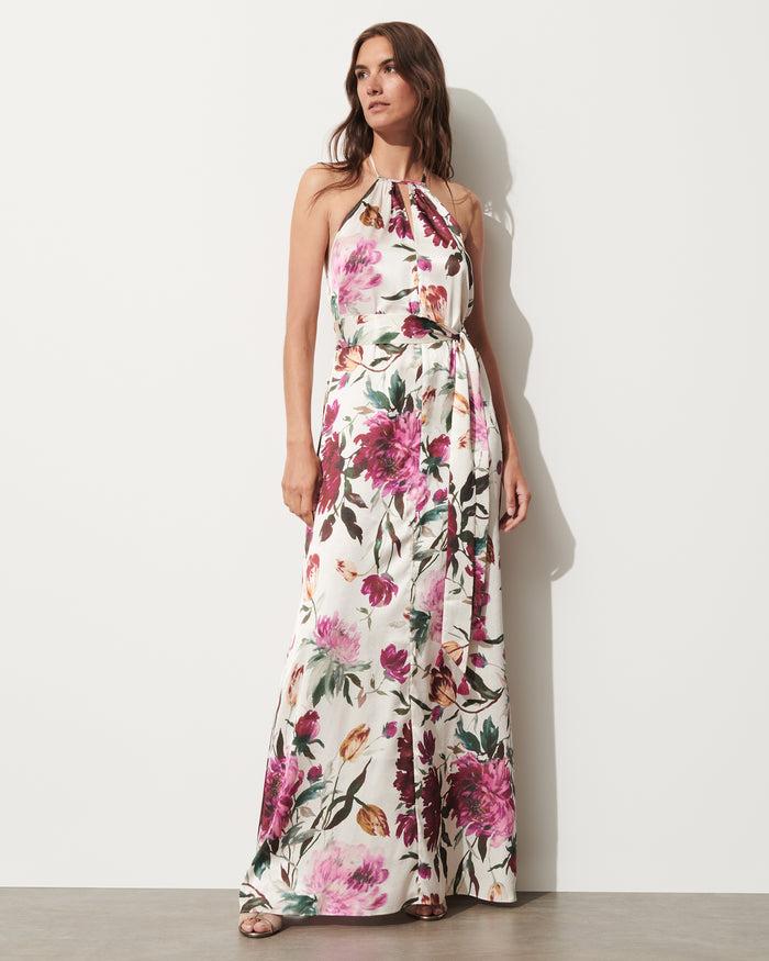 figue Etna Dress Ethereal Bloom Chalk
