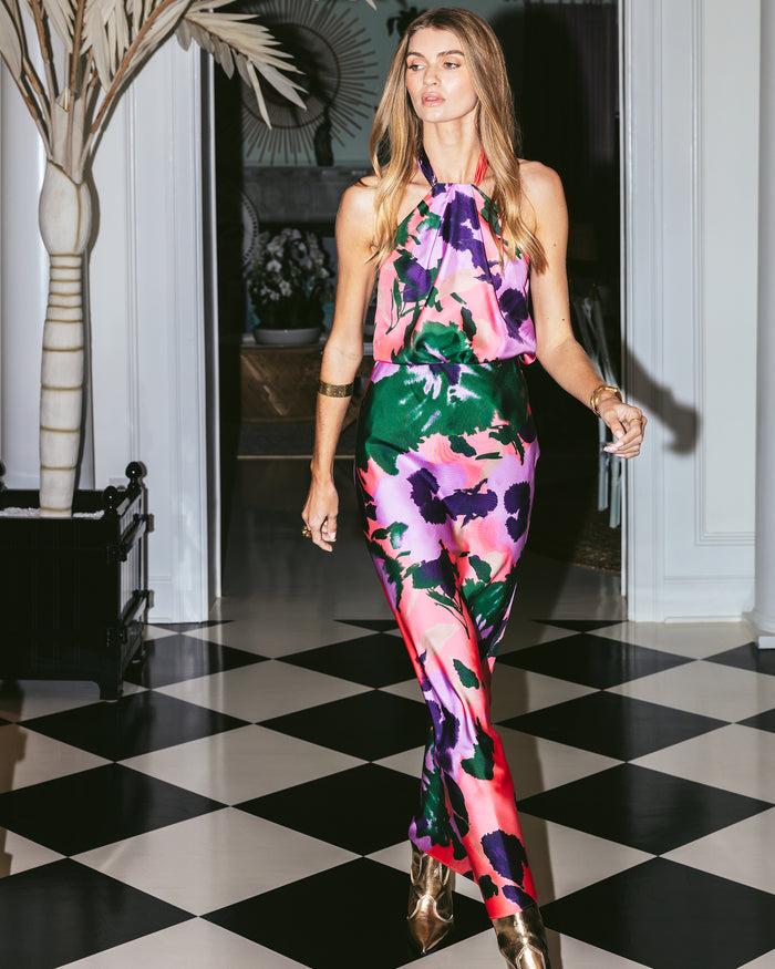 figue Florentine Top Pressed Petal Sunset Coral