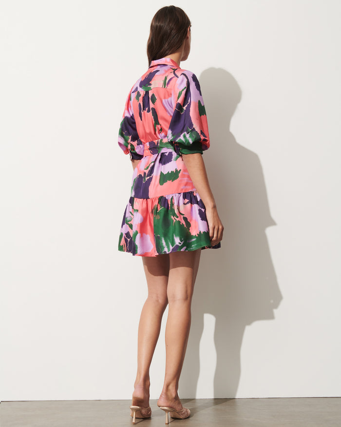 Figue Georgie Dress Pressed Petal Sunset Coral