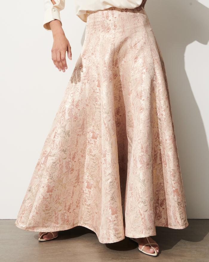 Figue Hayden Skirt Brocade Bronze Gold