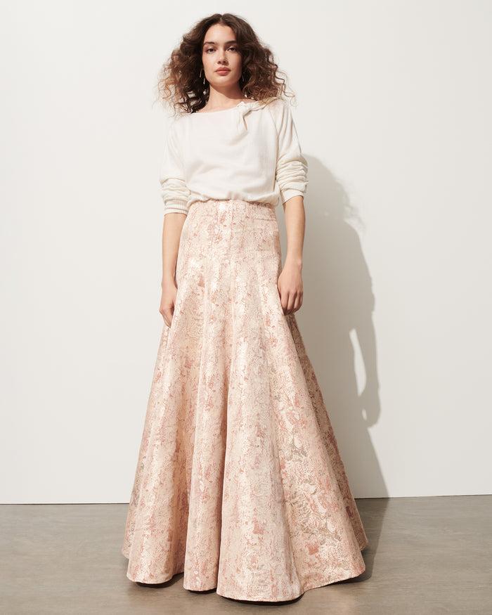 Figue Hayden Skirt Brocade Bronze Gold