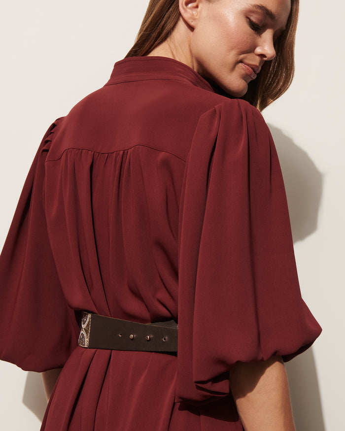 Figue Iris Beaded Leather Belt Metallic Combo