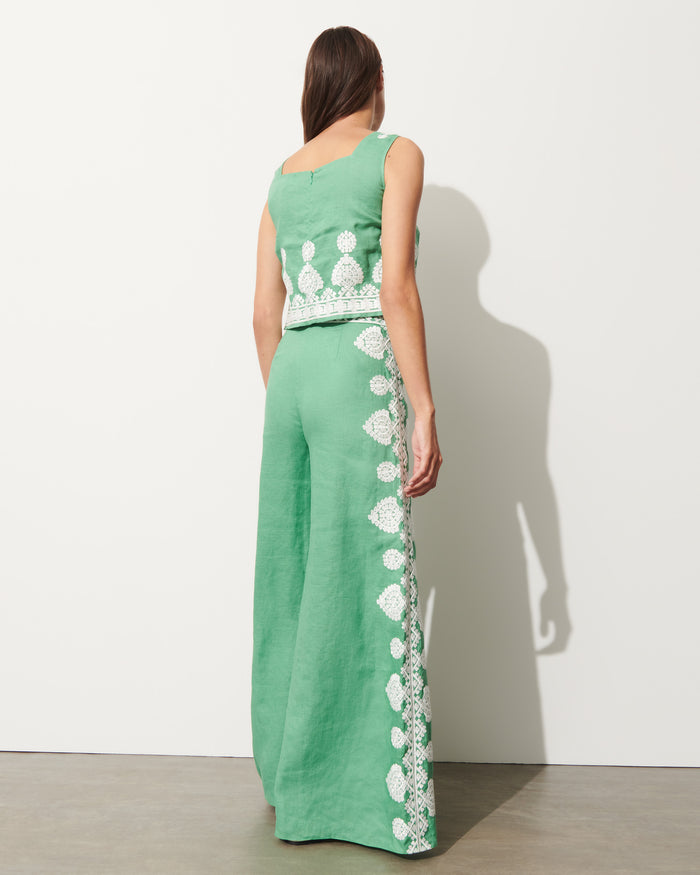 Figue Isabelle Top Apple Green