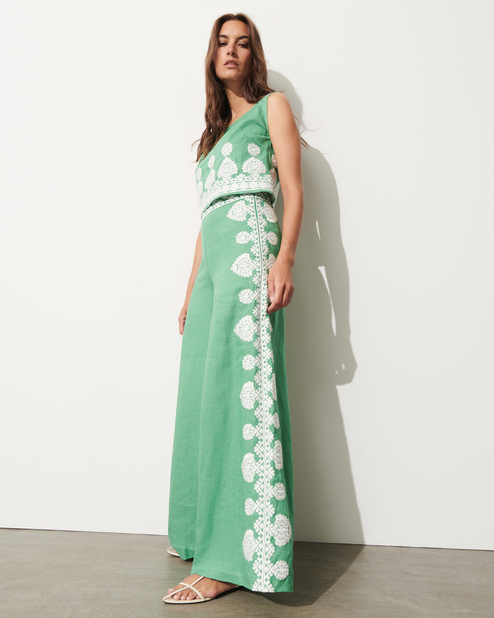 Figue Isabelle Top Apple Green