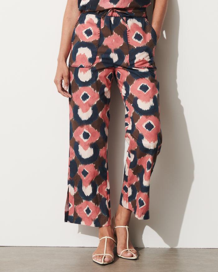 figue Jolie Pant Painterly Lock Chalk
