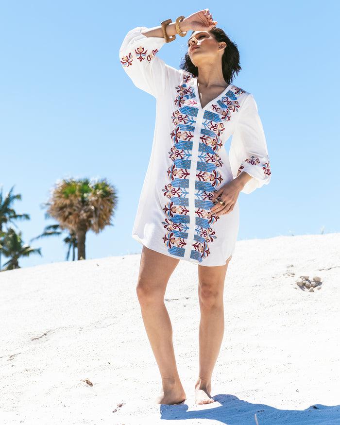 Figue Judith Dress Chalk