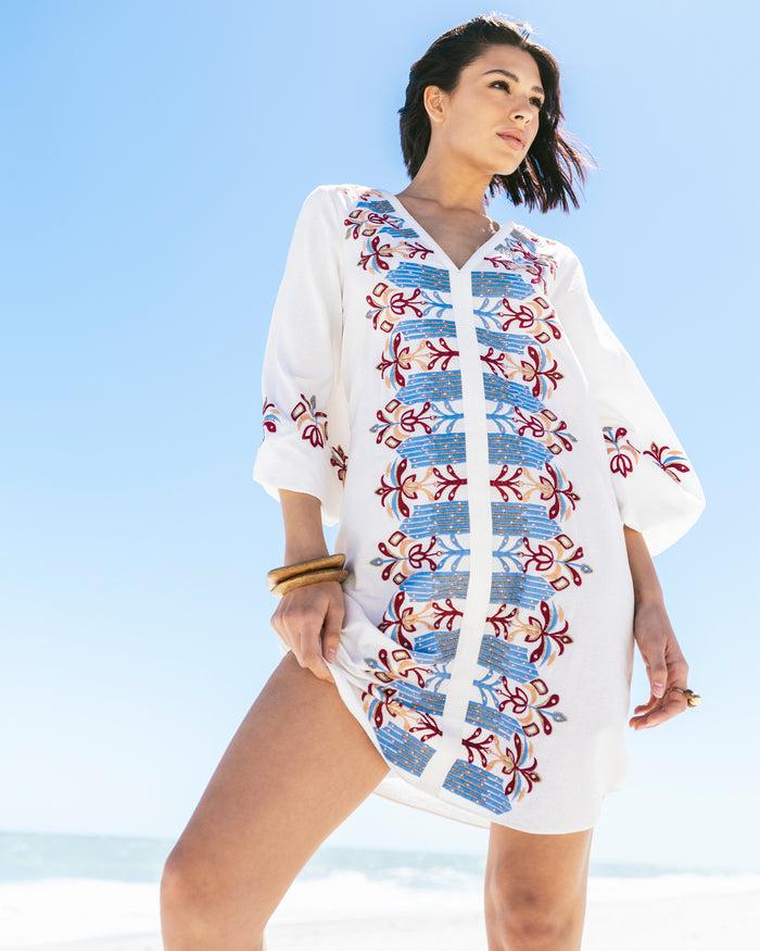 figue Judith Dress Chalk