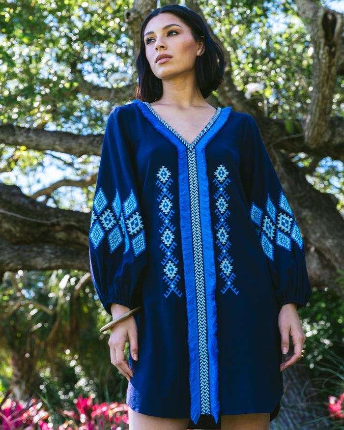 Figue Judith Dress True Navy