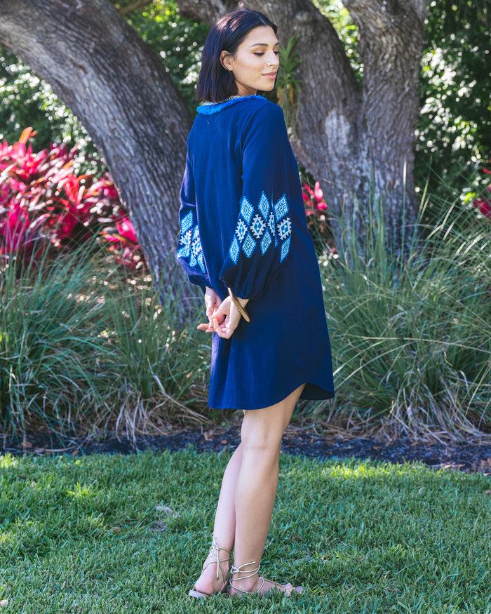Figue Judith Dress True Navy