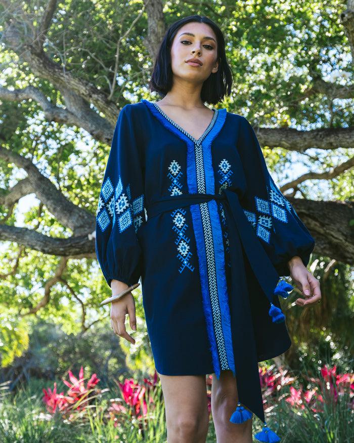 Figue Judith Dress True Navy