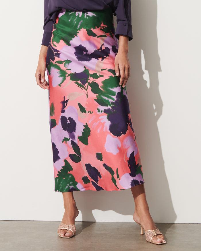 Figue Julita Skirt Pressed Petal Sunset Coral